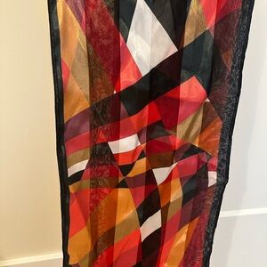 Geometric Multicolor Scarf